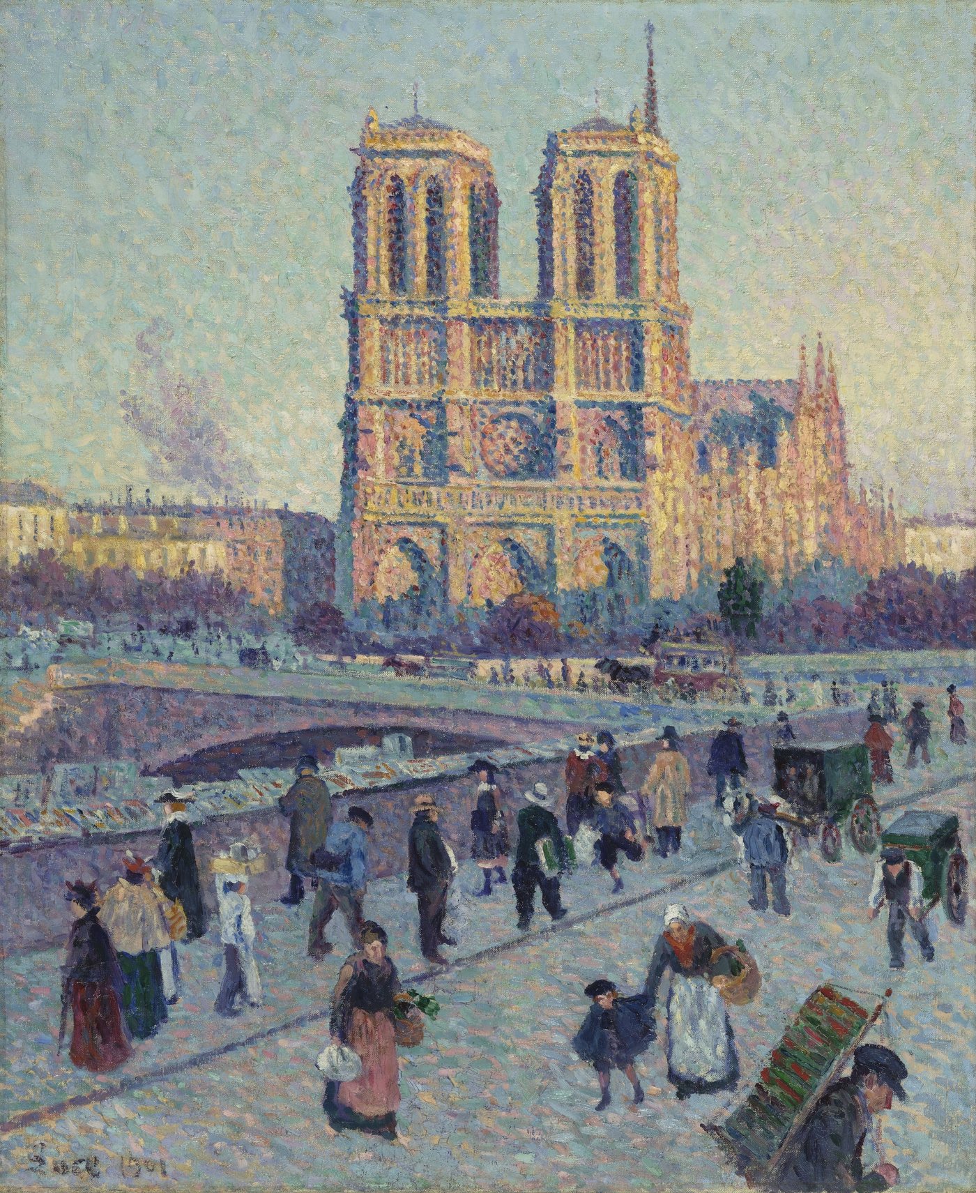 Maximilien Luce, The Quai Saint-Michel and Notre-Dame, 1901