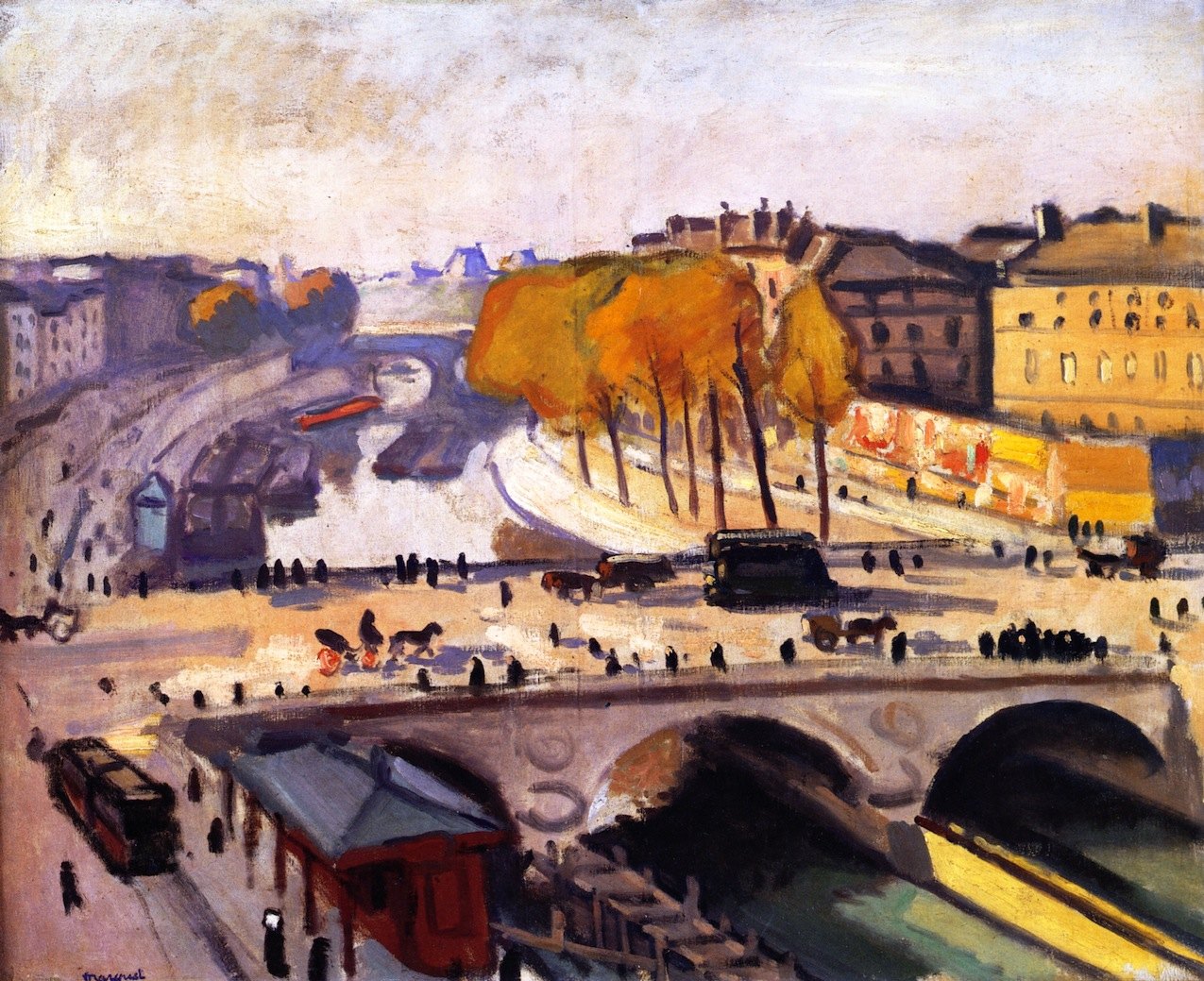 Albert Marquet, The Pont Saint-Michel and the Quai des Grands-Augustins, 1912